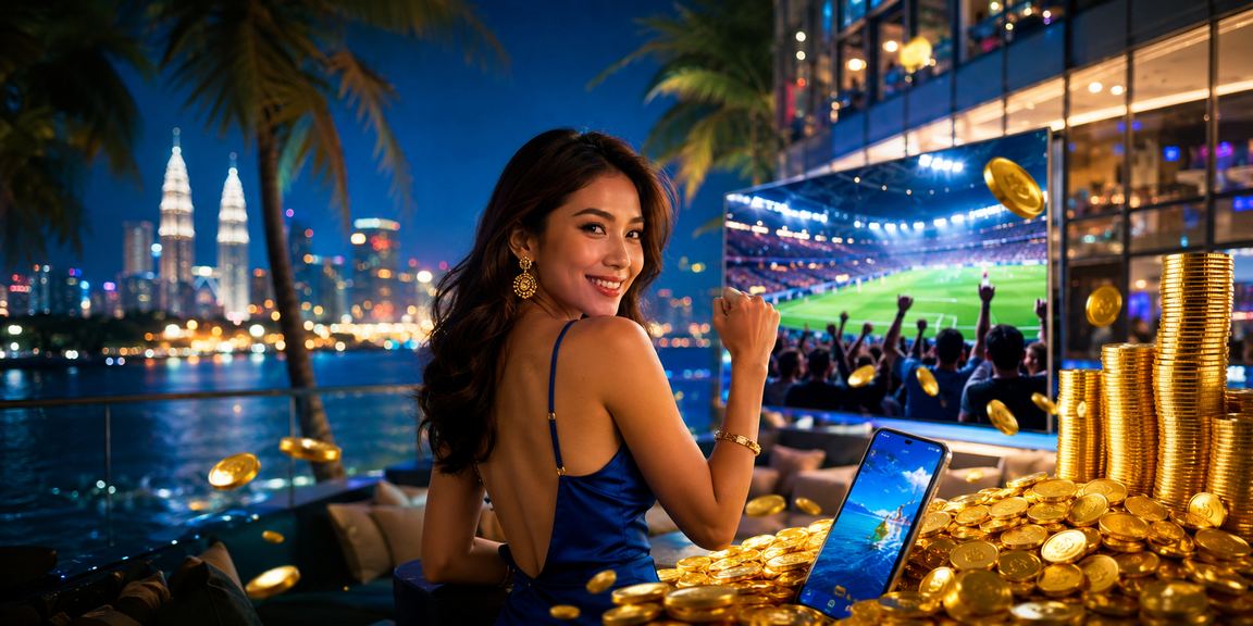 Platform Mobile Kasino win4d Kuala Lumpur ditunjukkan dalam telefon